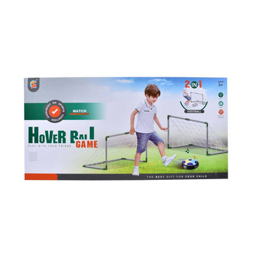LF Mobile Football Goals Set With Floating Ball