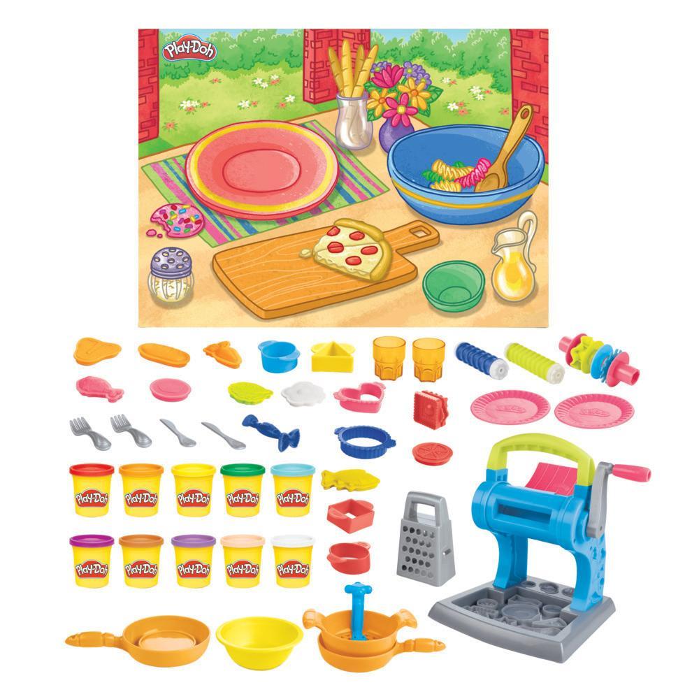 Play-Doh Pasta Dinner Kitchen Playset with 35+ Accessories