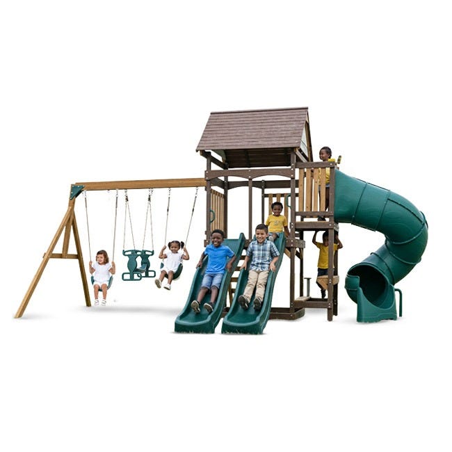 Dolphin Playground Lakewood Wooden Gymset