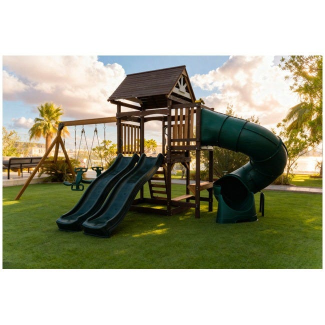 Dolphin Playground Lakewood Wooden Gymset