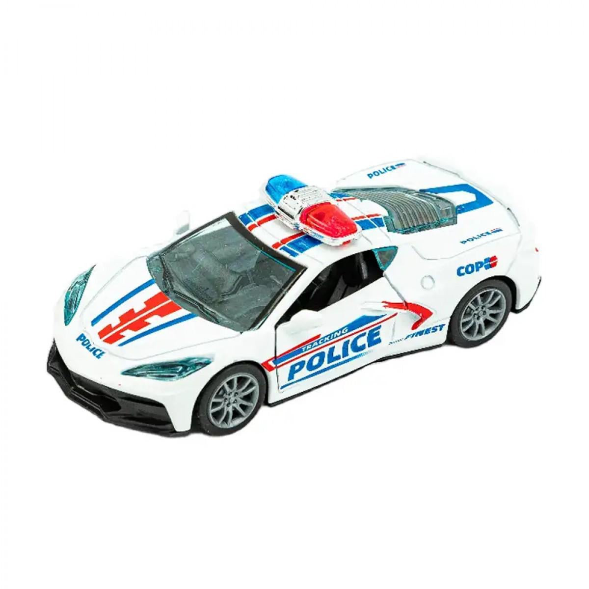 Deluxe Police Car Model - 12 Pcs