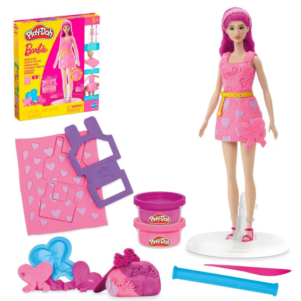 Play-Doh Barbie Hearts & Hair Set