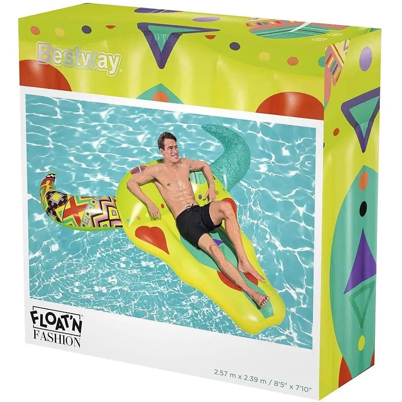 Bestway®  8'5" x 7'10"/2.57m x 2.39m Bohemian Buffalo Pool Float