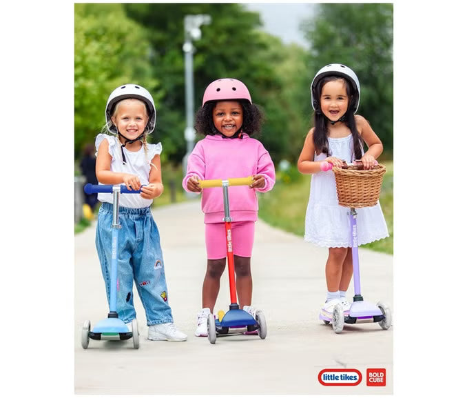 BOLDCUBE X LITTLE TIKES TEENY 3-WHEEL SCOOTER - BLUE/NAVY