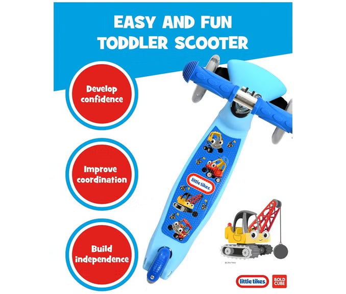 BOLDCUBE X LITTLE TIKES TEENY 3-WHEEL SCOOTER - BLUE/NAVY