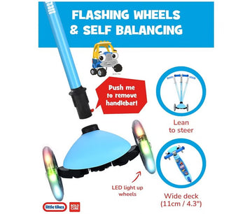BOLDCUBE X LITTLE TIKES TEENY 3-WHEEL SCOOTER - BLUE/NAVY