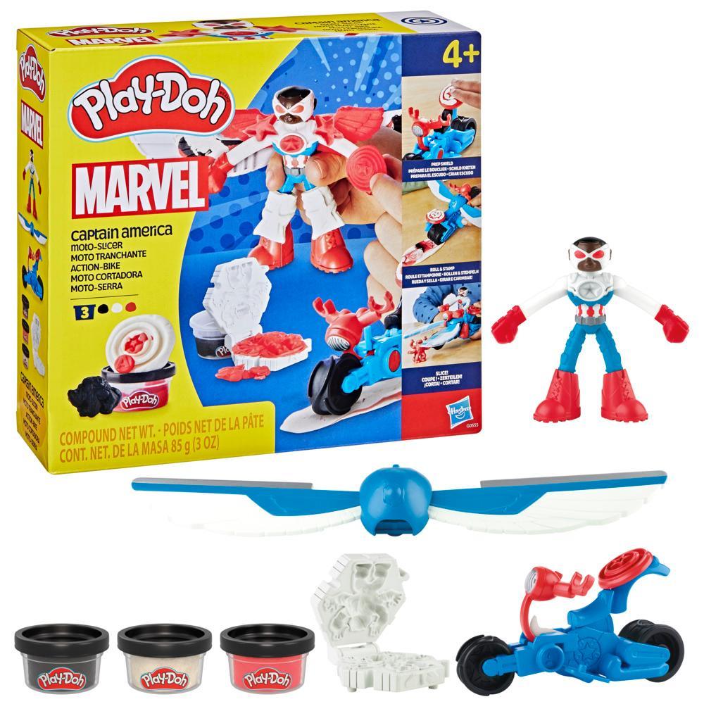 Play-Doh Marvel Captain America Moto-Slicer Playset