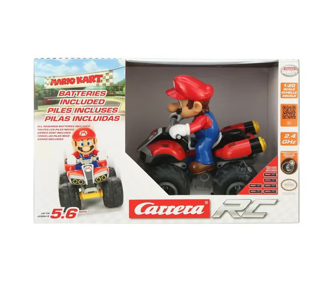 CARRERA 1:20 REMOTE CONTROL MARIO KART QUAD - MARIO