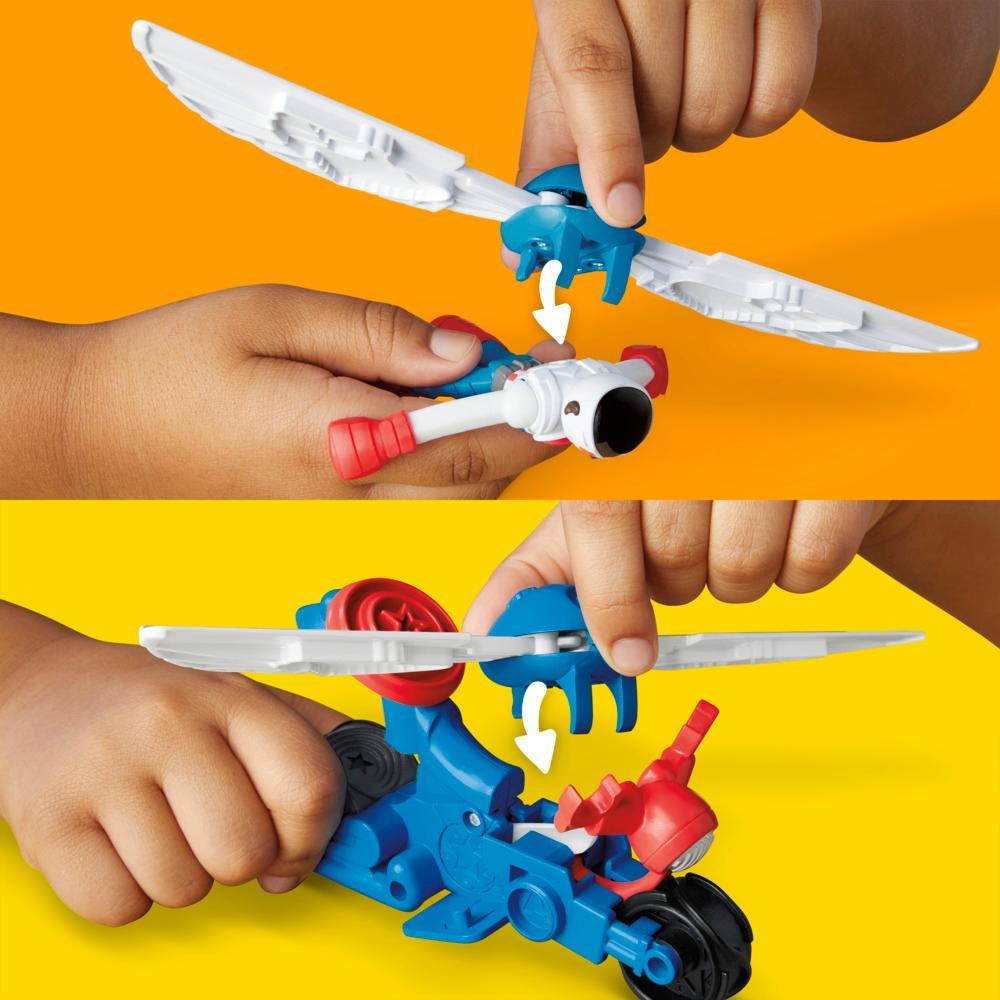 Play-Doh Marvel Captain America Moto-Slicer Playset