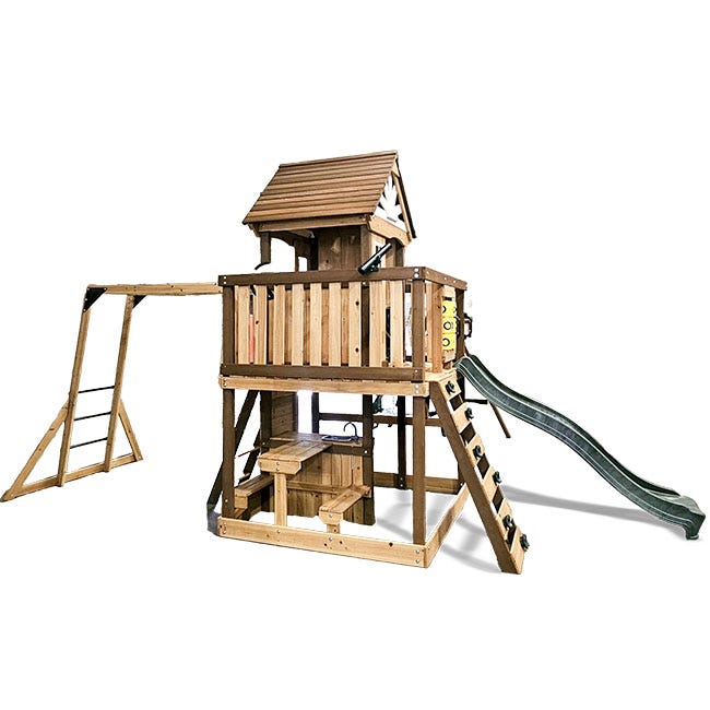 Dolphin Playground Marseille Wooden Gymset