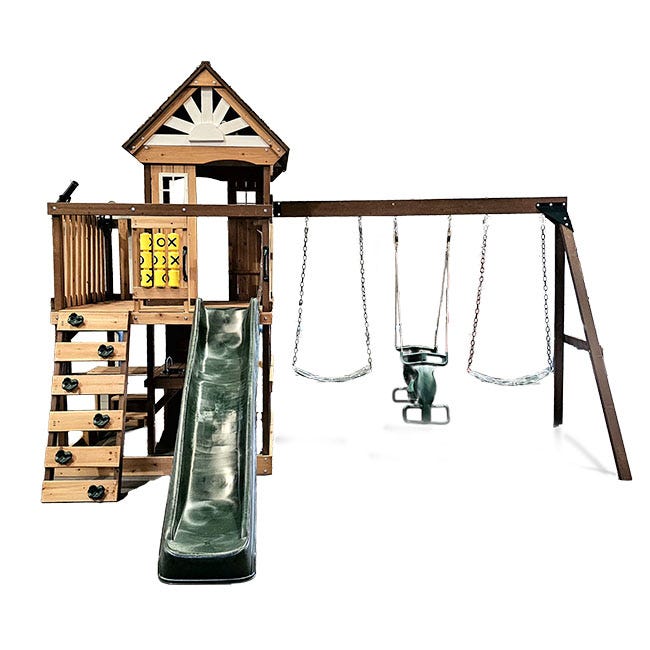 Dolphin Playground Marseille Wooden Gymset