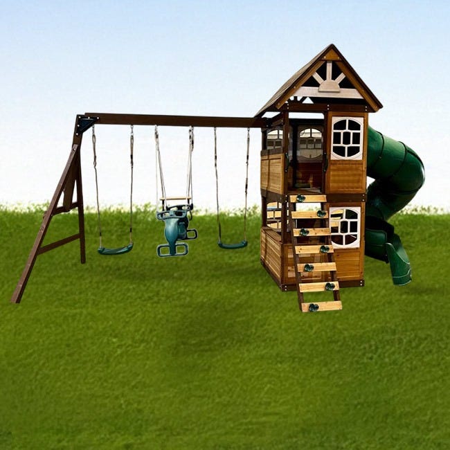 Dolphin Playground Mapleton Wooden Gymset