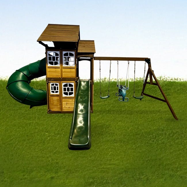 Dolphin Playground Westridge Wooden Gymset