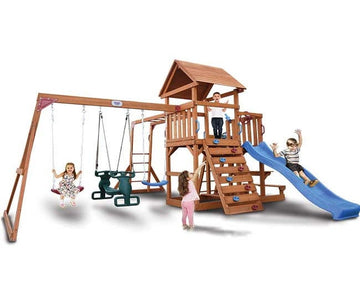 Dolphin Playground Brooksville Adventure Wooden Gymset