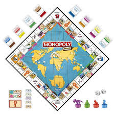 Hasbro Monopoly Travel World Tour Board Game