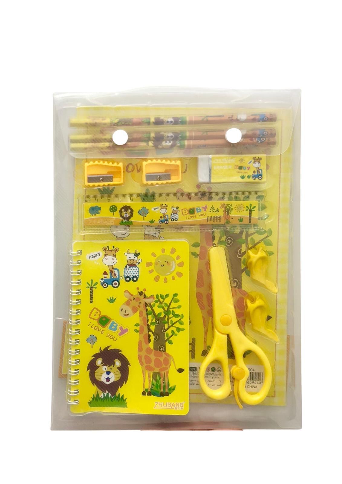 Dino school supplies set - 12 Pcs