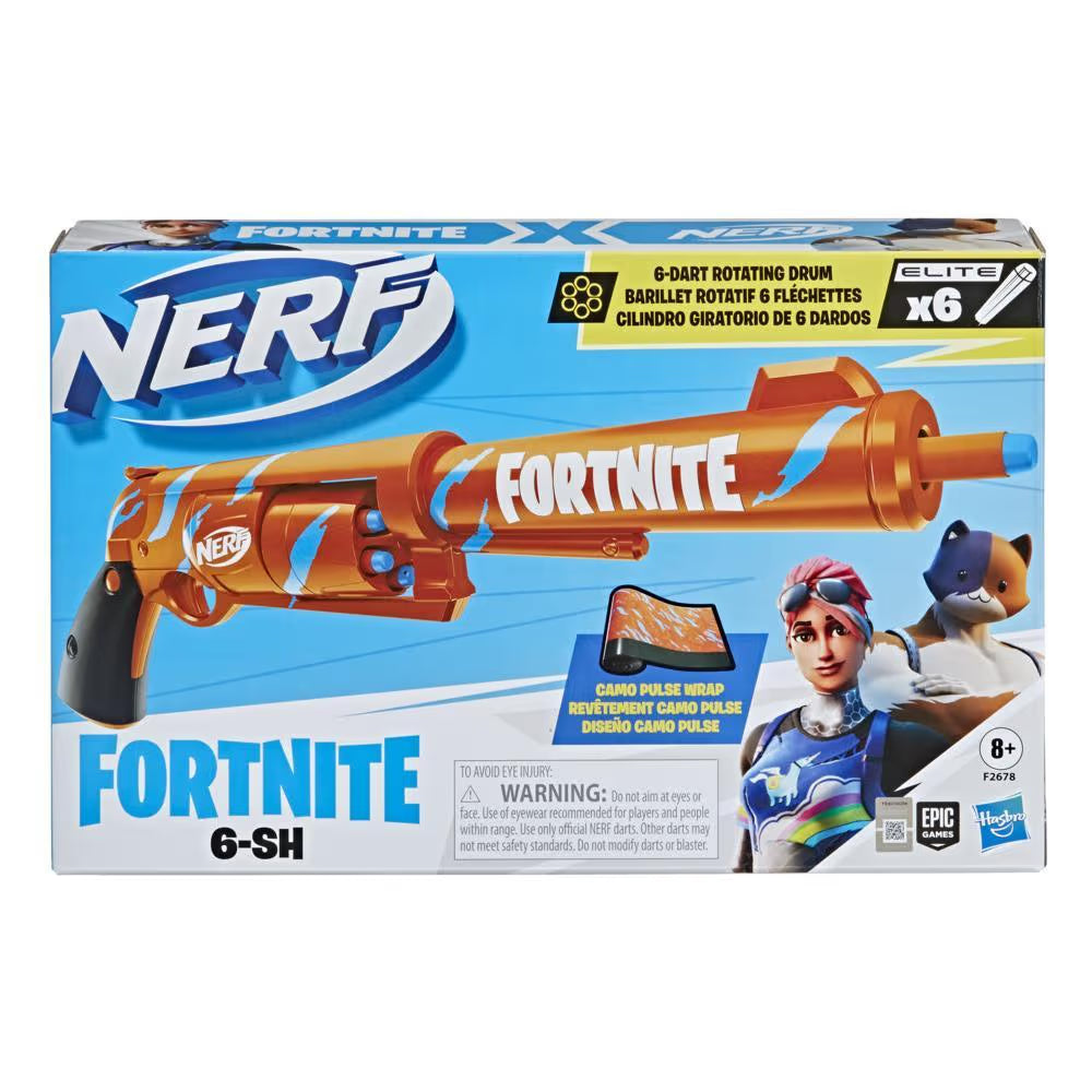 Nerf Fortnite 6-SH Dart Toy Blaster
