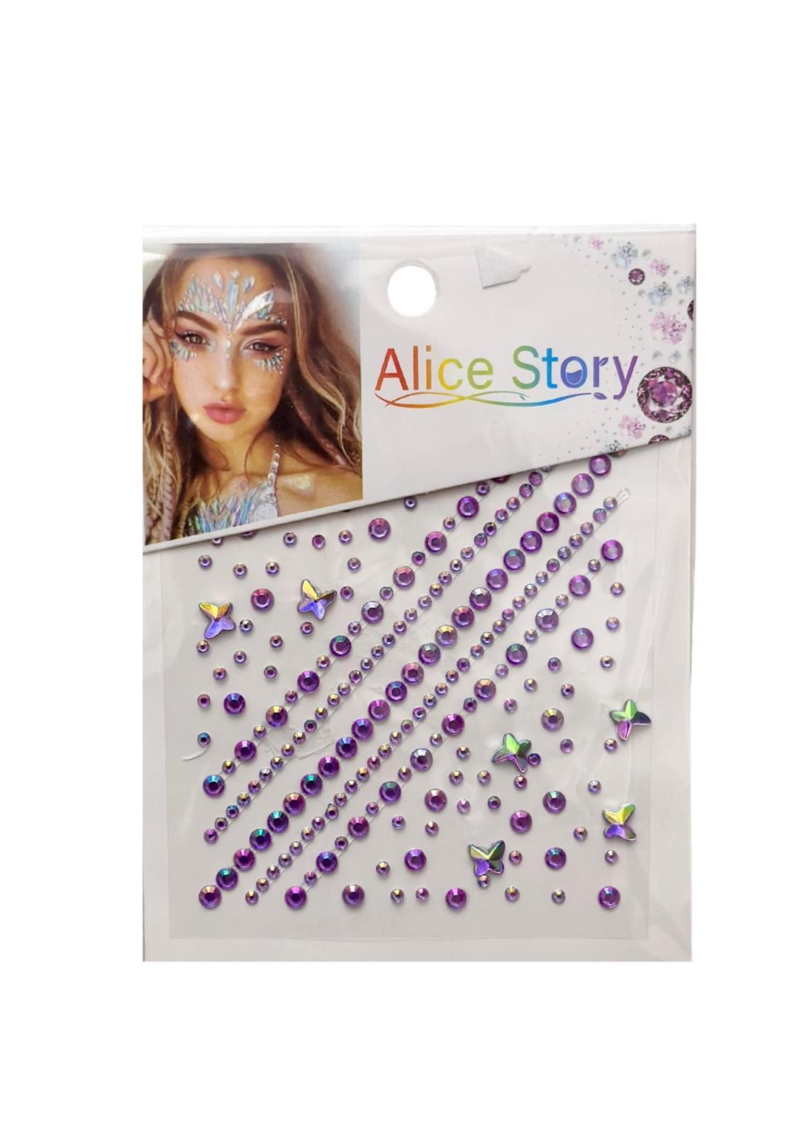 Face Stickers Crystals - 12 Pcs