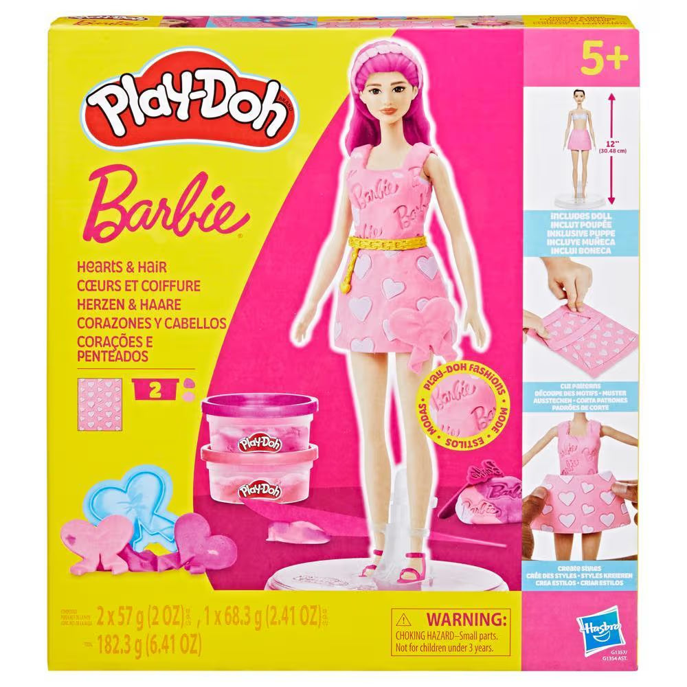 Play-Doh Barbie Hearts & Hair Set