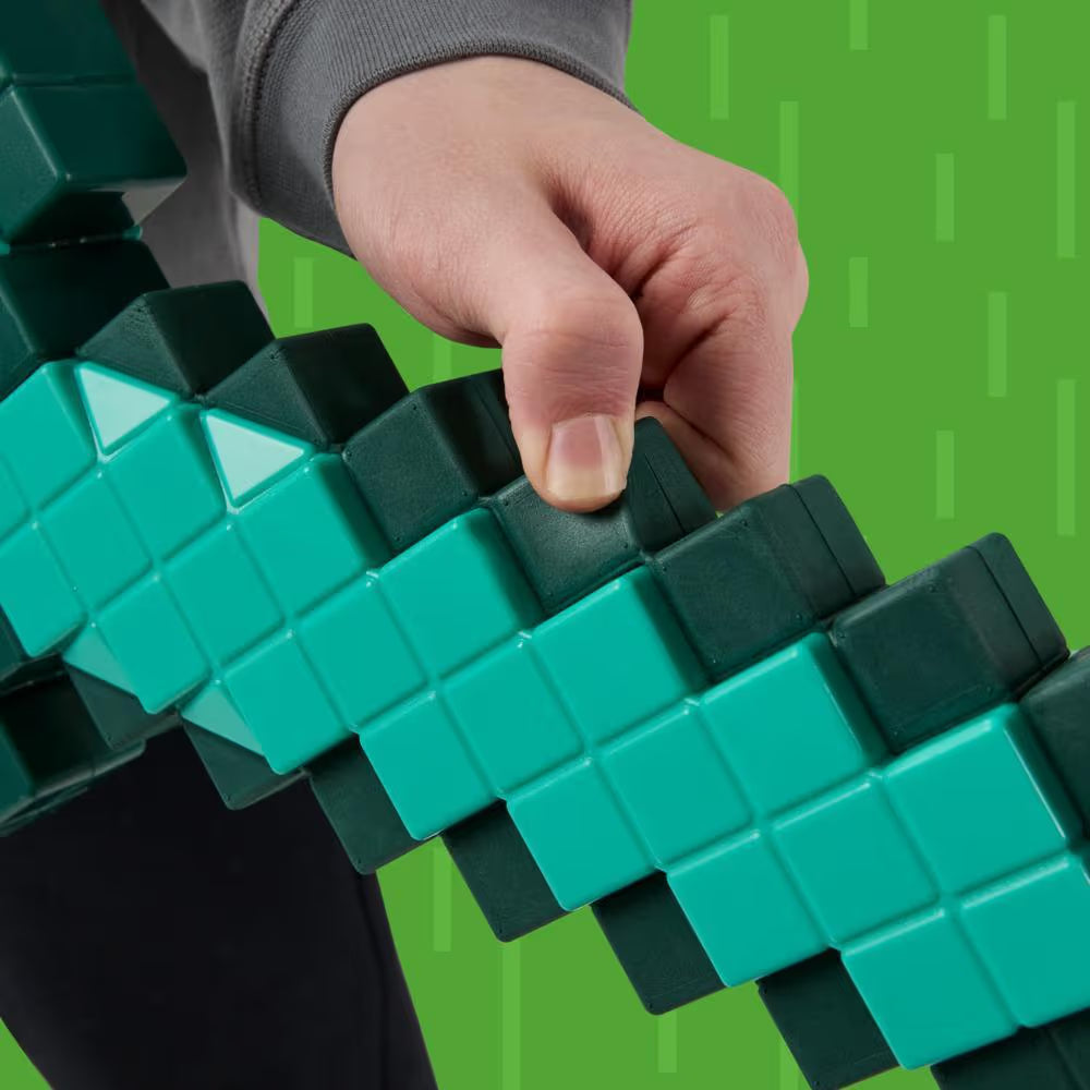 Nerf Minecraft Sword Dart Blaster Pull Back Priming