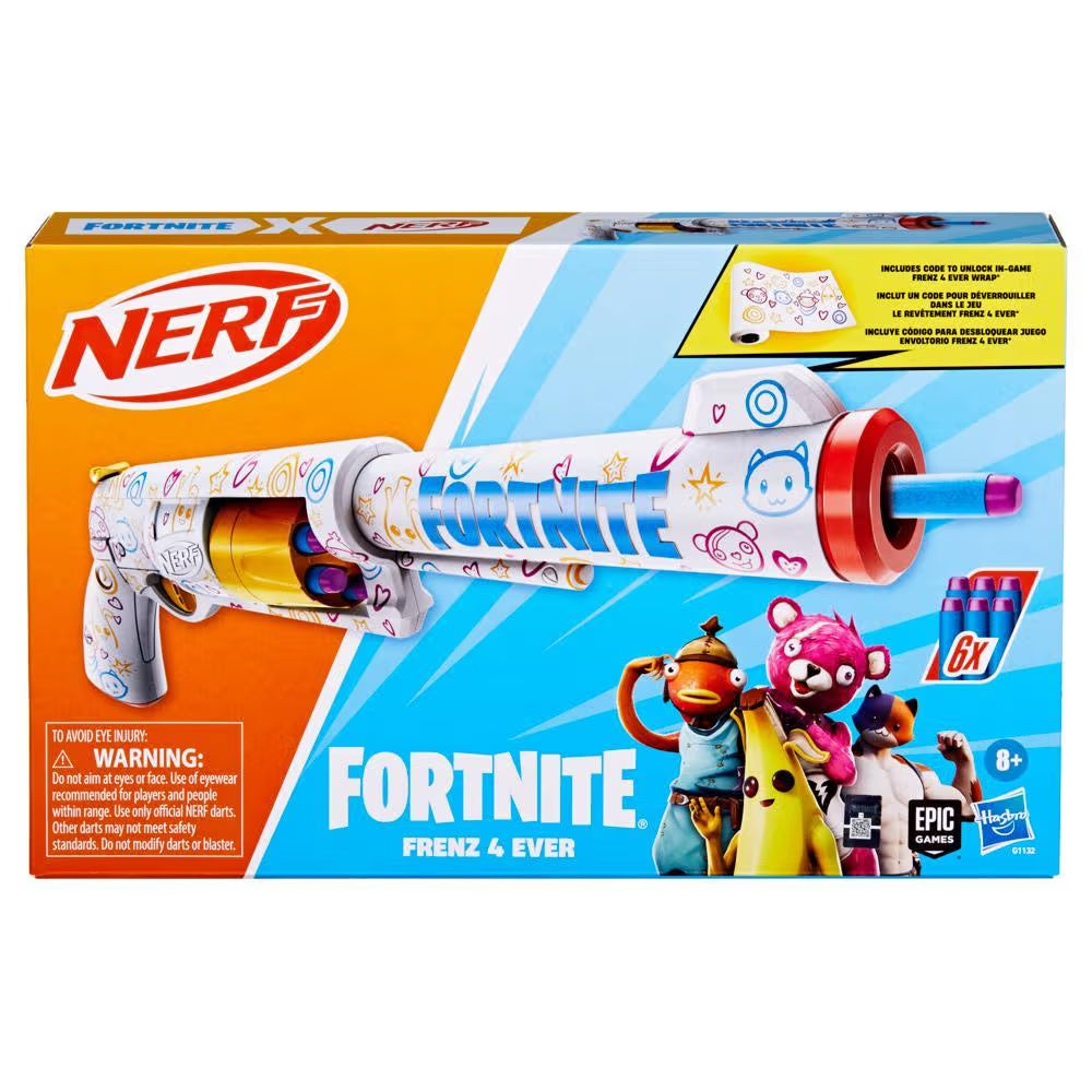 Nerf Fortnite Frenz 4 Ever Blaster Dart Blaster