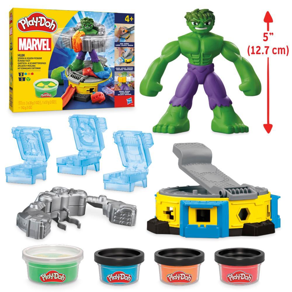 Play-Doh Marvel Hulk Smash & Squish Playset with Hulk Action Figure