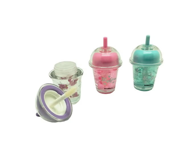 HOT FOCUS LIPLICIOUS BOBA LIP GLOSSES COSMETIC KIT