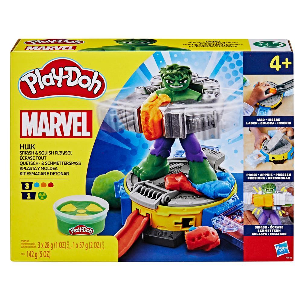 Play-Doh Marvel Hulk Smash & Squish Playset with Hulk Action Figure