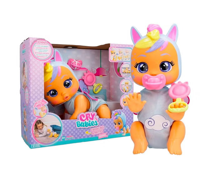CRY BABIES CRAWLING 4 PATTES JENNA BABY DOLL