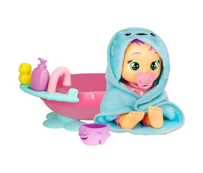 CRY BABIES MY FIRST BATH SARAH BATTERY OPERATED DOLL