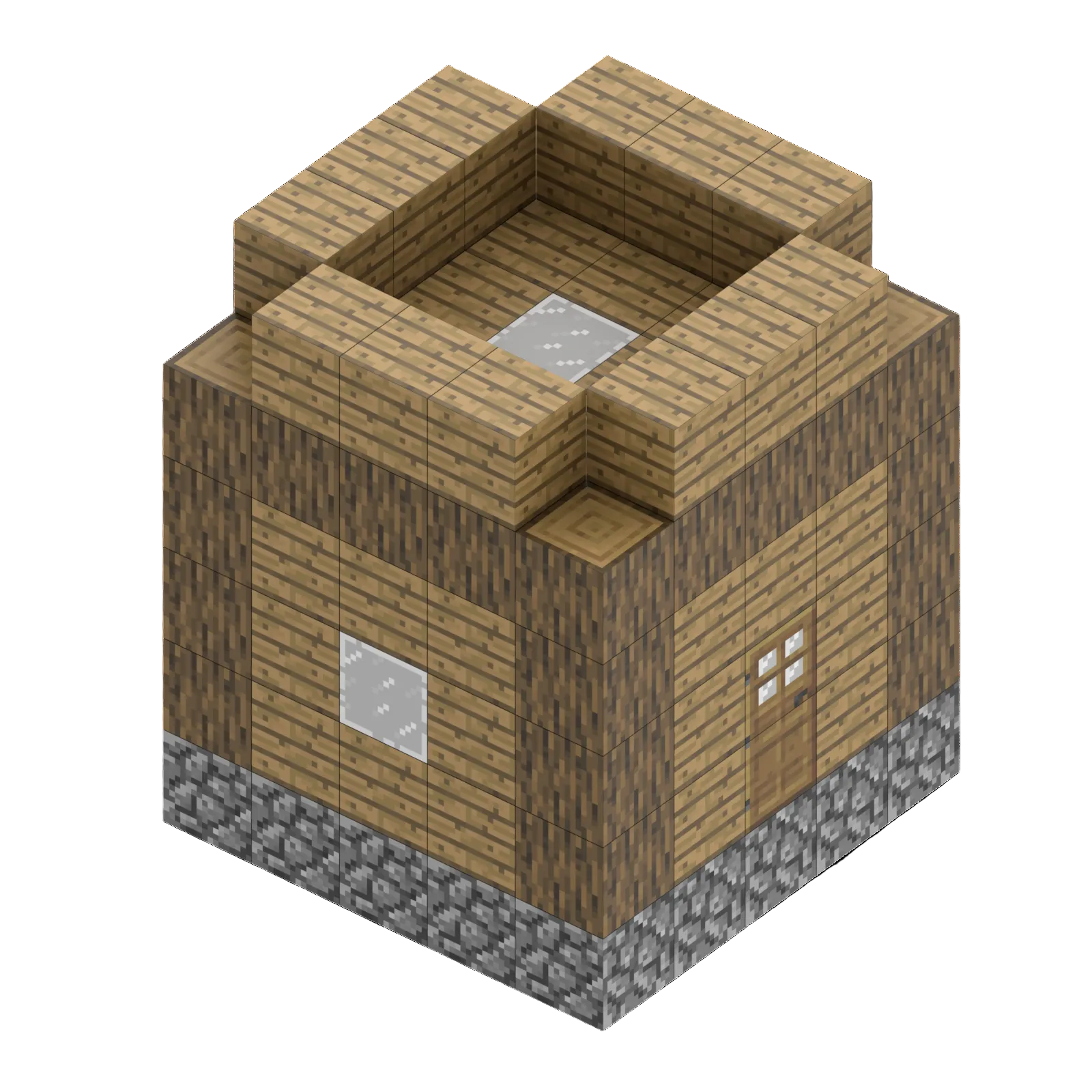 Minecraft Big House Magnetic Building Blocks