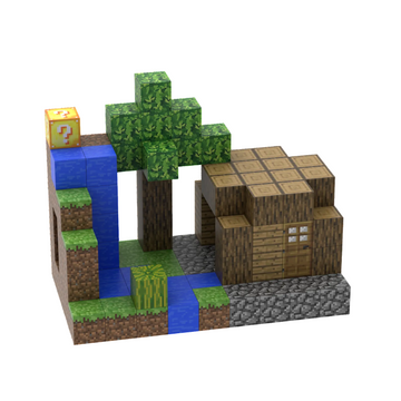 Minecraft Farm Magnetic Building Blocks