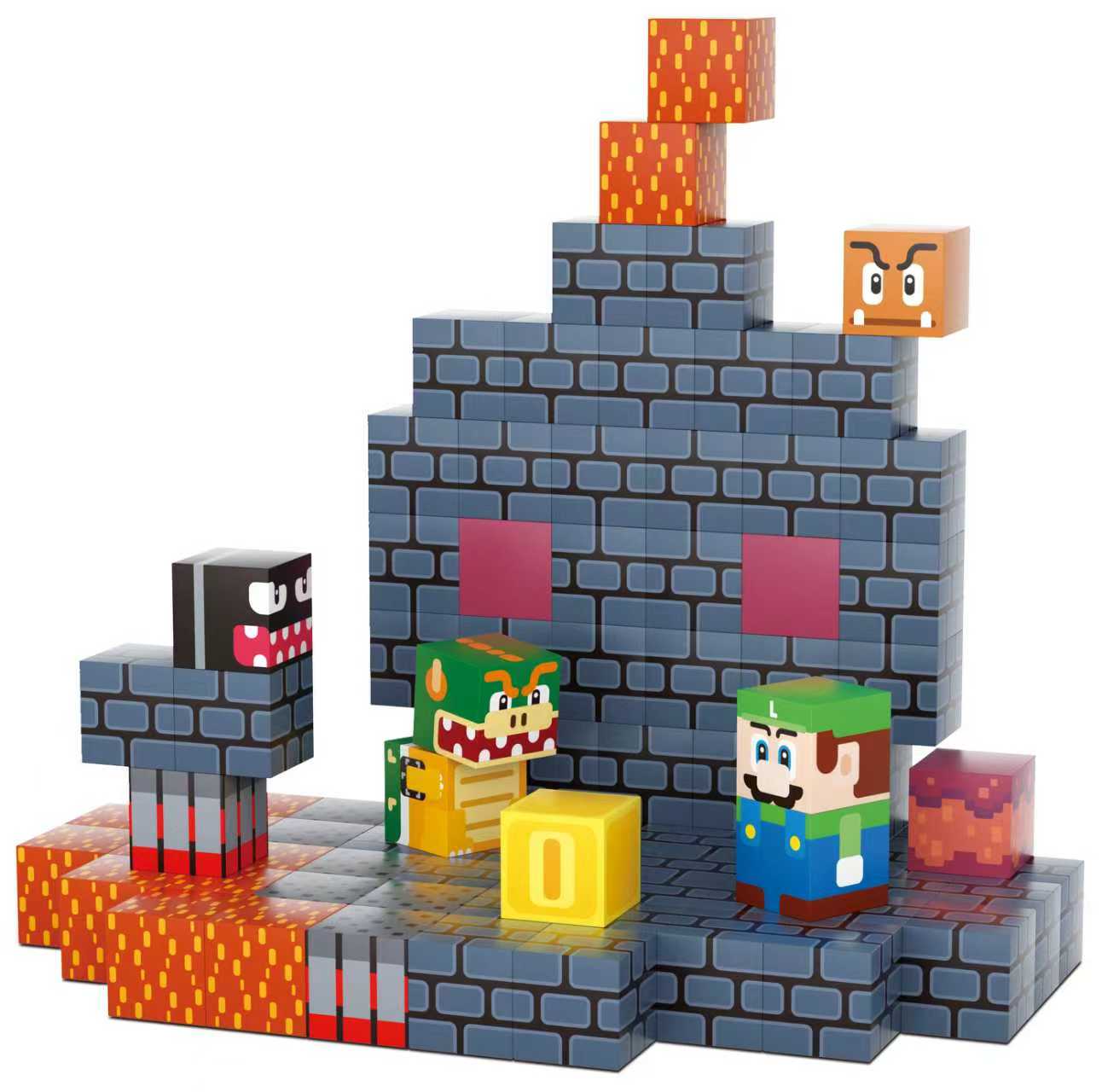 Bowser's Castle Magnetic Building Blocks