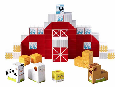 Farm Magnetic Building Blocks
