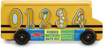 Number Matching Math Bus