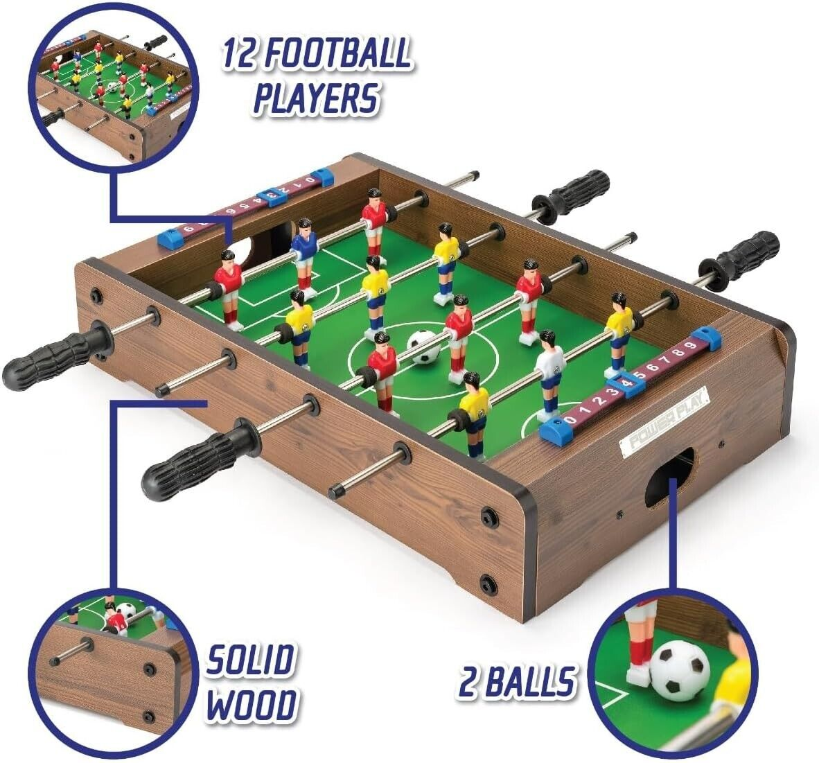 20" Table Football Game