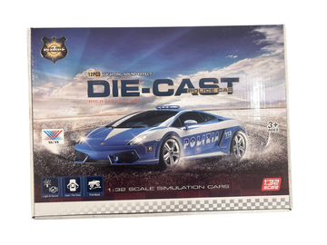 12 pcs die cast police car