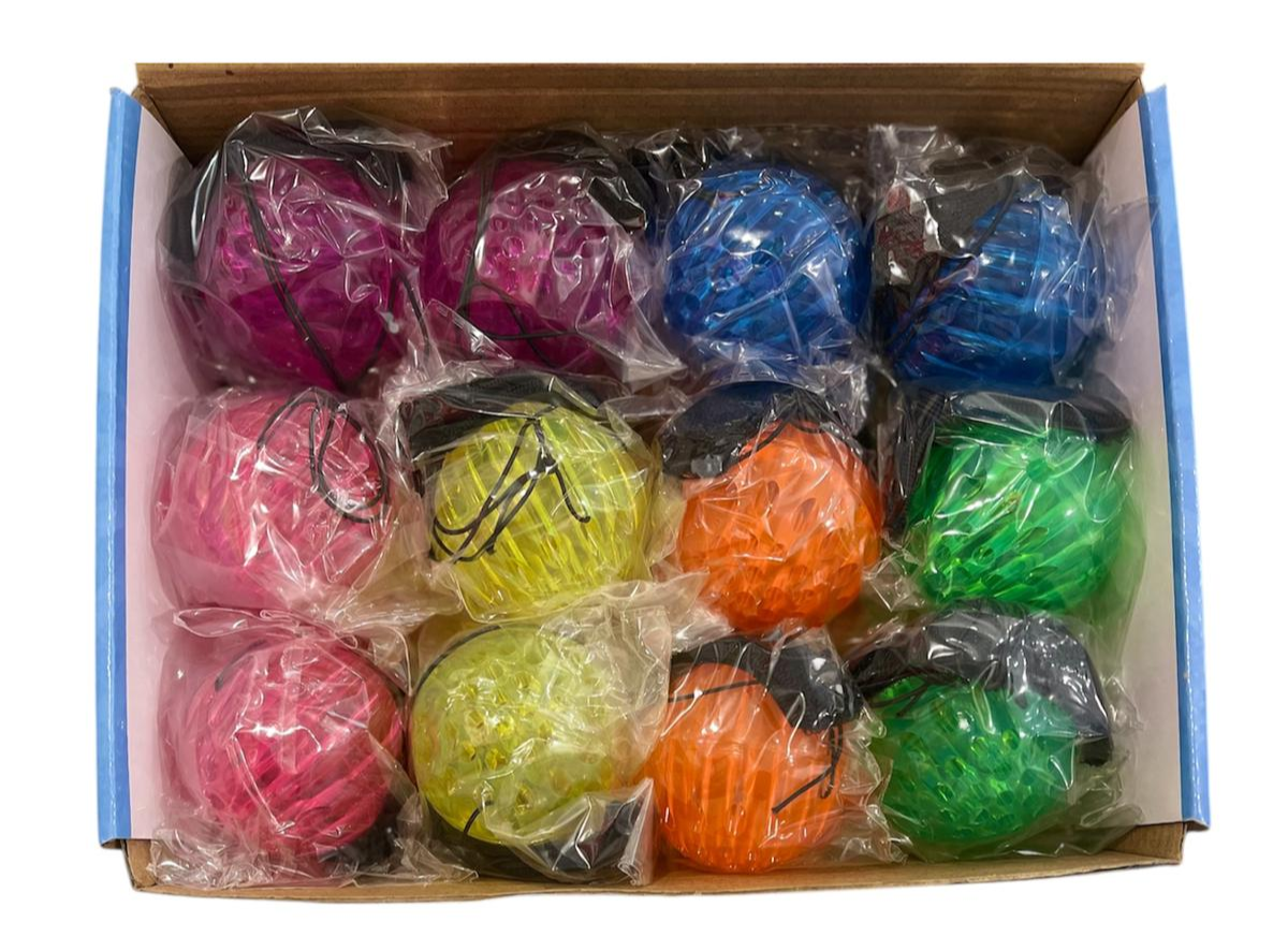 12 pcs return banban ball with LED lights