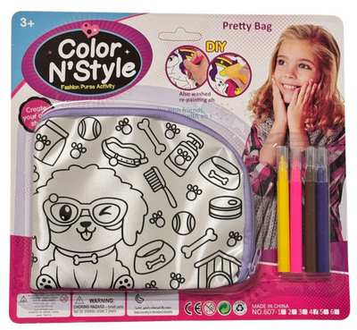 Color N' Style DIY Fashion Purse Activity - Pretty Pet Bags 12pcs