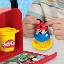 PLAY DOH DISNEY JR ON THE GO GARAGE PLAYSET