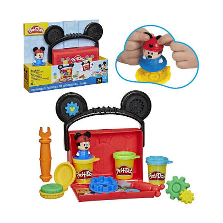 PLAY DOH DISNEY JR ON THE GO GARAGE PLAYSET
