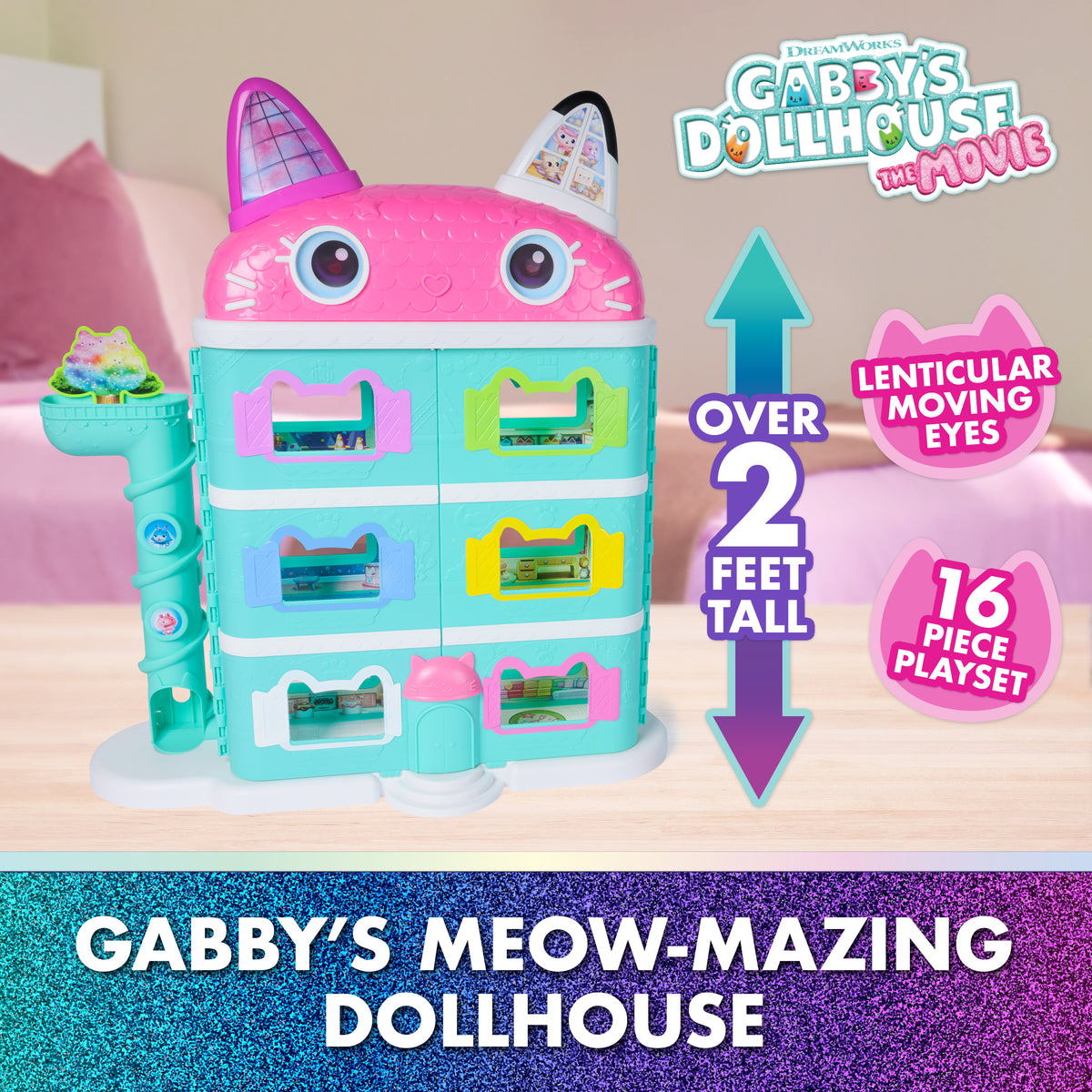 Gabby's Dollhouse Movie Meow-mazing Dollhouse