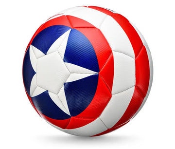 MARVEL CAPTAIN AMERICA STRIPES FOOTBALL