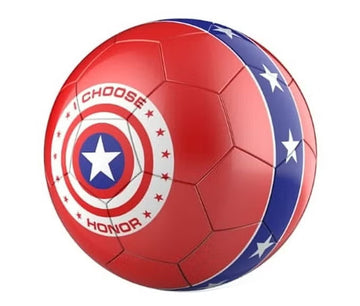 MARVEL CAPTAIN AMERICA RED FOOTBALL