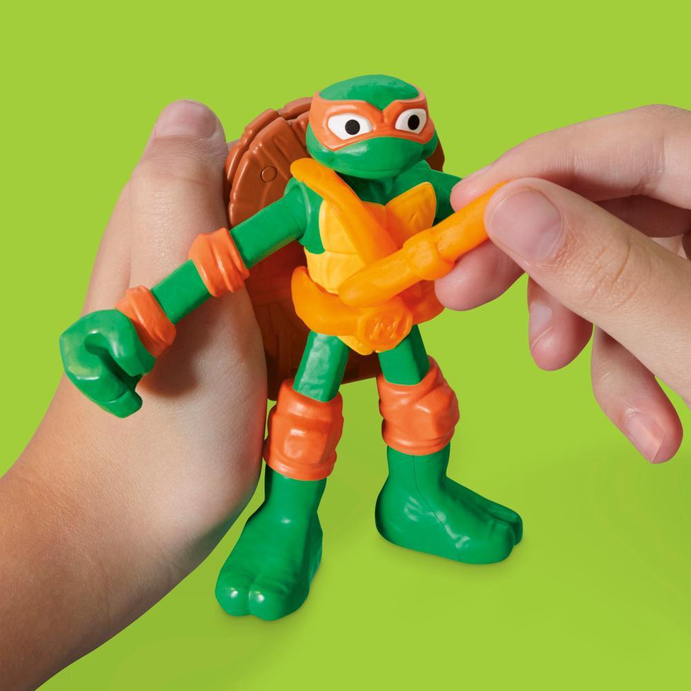 Play-Doh Teenage Mutant Ninja Turtles Cowabunga Creations Bendy 4 Inch Action Figures Set