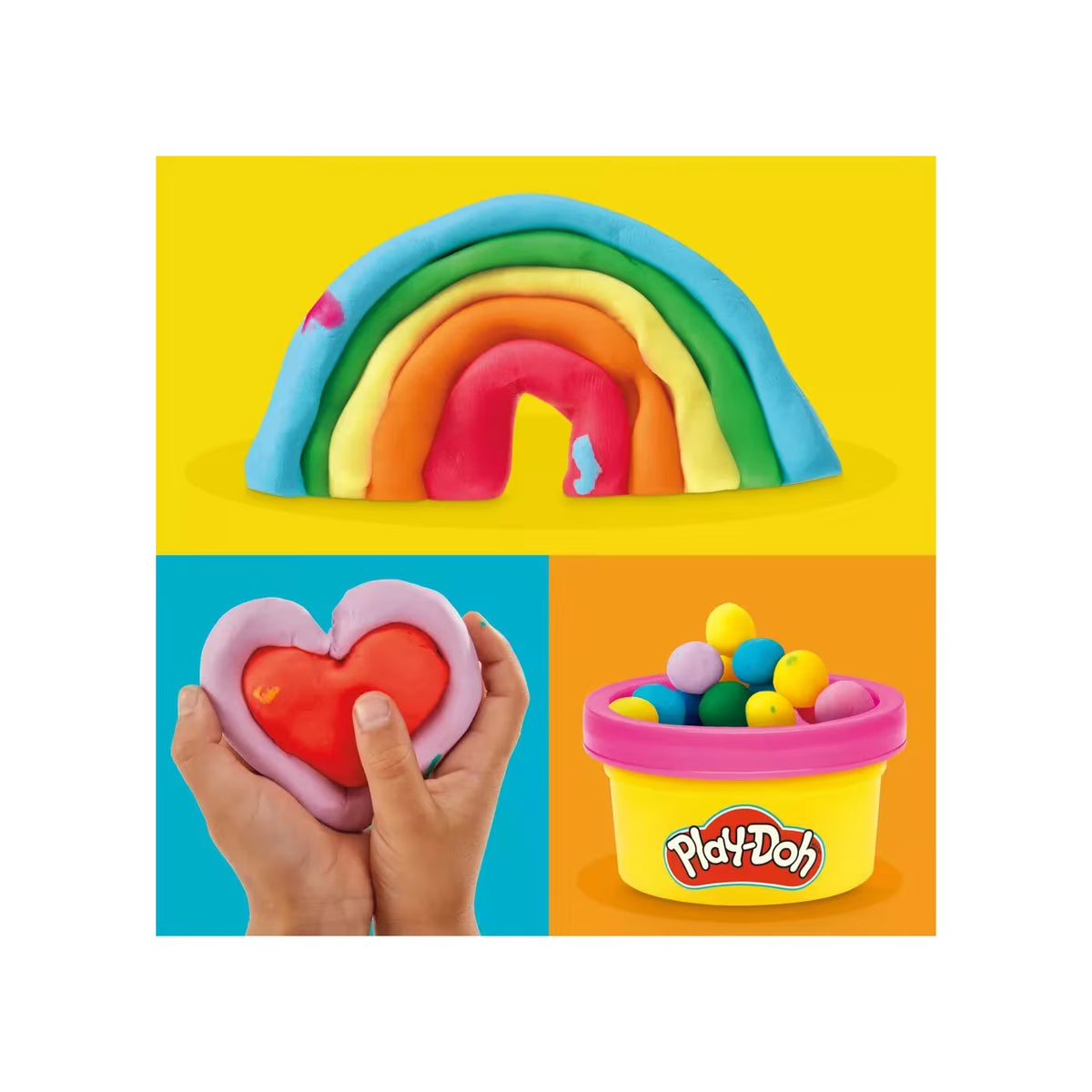 PLAY DOH SUPER RAINBOW FAVORS 50 PACK