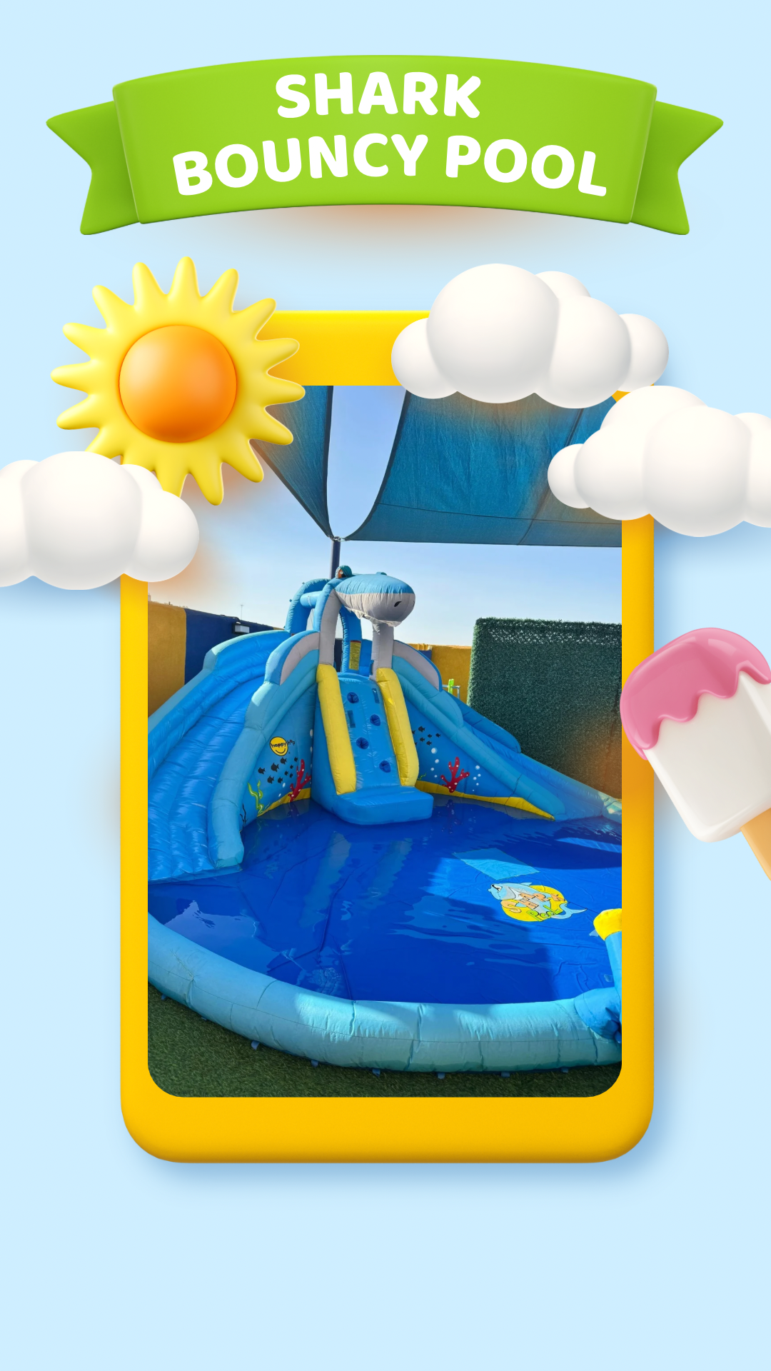 Shark Bouncy Pool