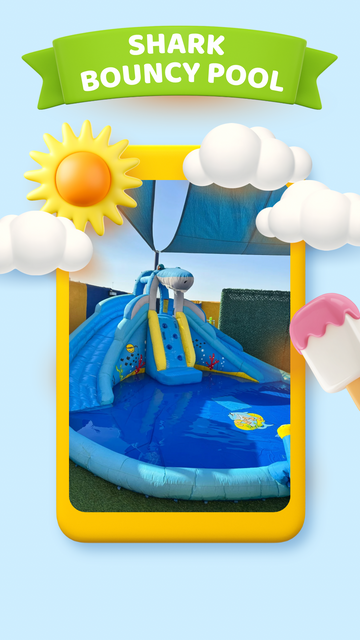 Shark Bouncy Pool