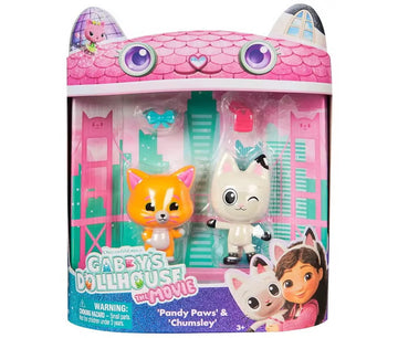 GABBY'S DOLLHOUSE MOVIE FIGURE -PANDY PAWS & CHUMSLEY