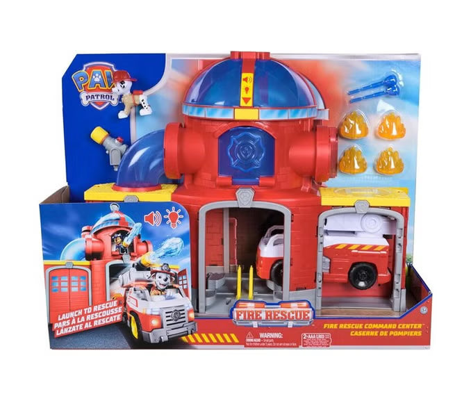 PAW PATROL Fire Rescue Fire Station with Light and Sound
